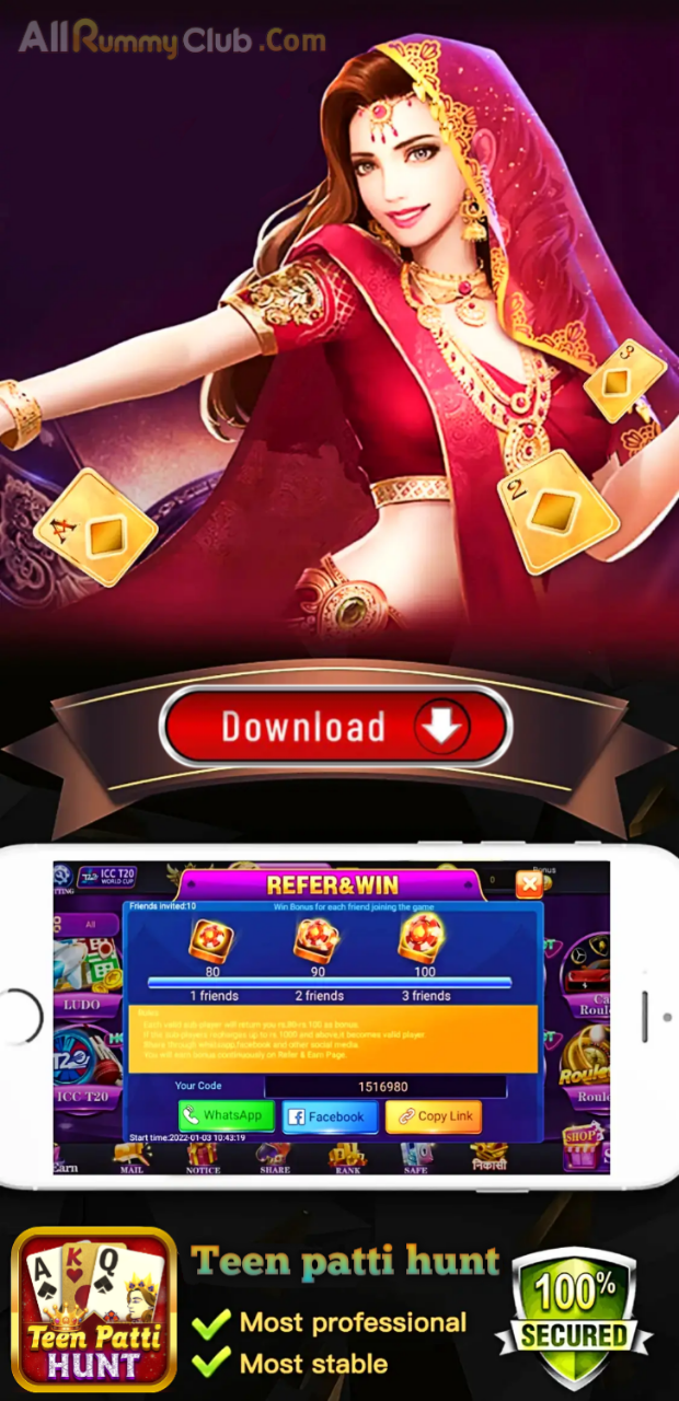 Teen Patti Hunt App All Rummy App